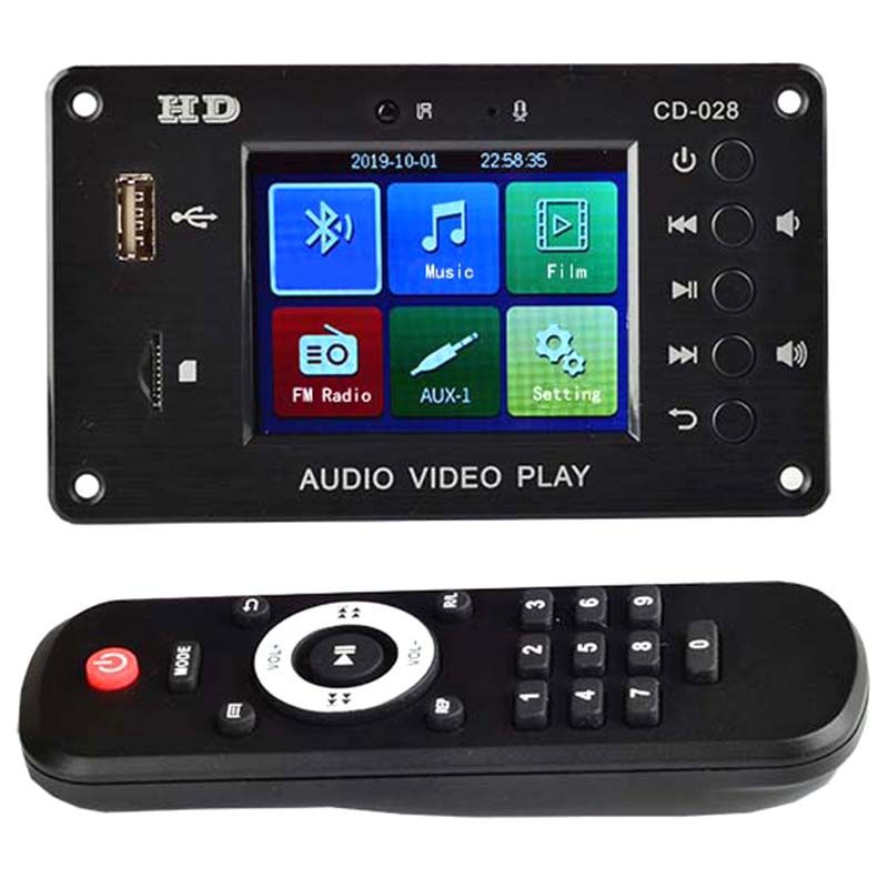 2021 Bluetooth 5.0 MP3 O Decoder Music Player USB TF FM Radio DH Digital Decoding Module DIY