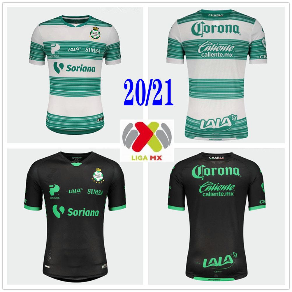 Club Santos Laguna Kid's Home soccer Jersey Futbol Liga Mx Uniform Set Youth 