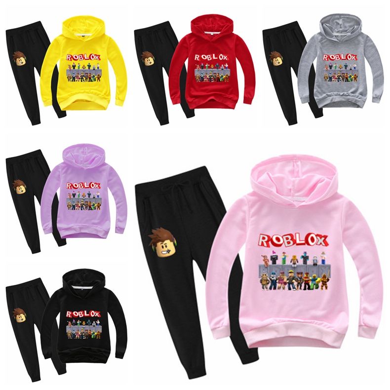 2021 Roblox 2020 New Spring Autumn Boys Tracksuit Kids Long Sleeve T Shirt Track Pants Children Clothing Infant Sets Sport Suits From Wz666888 18 1 Dhgate Com - roblox purple tracksuit