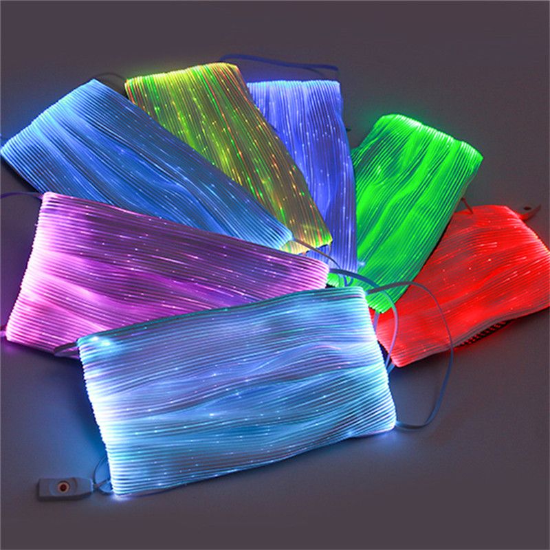 Changing Glowing LED Face Masks Halloween Luminous Mask With PM2.5