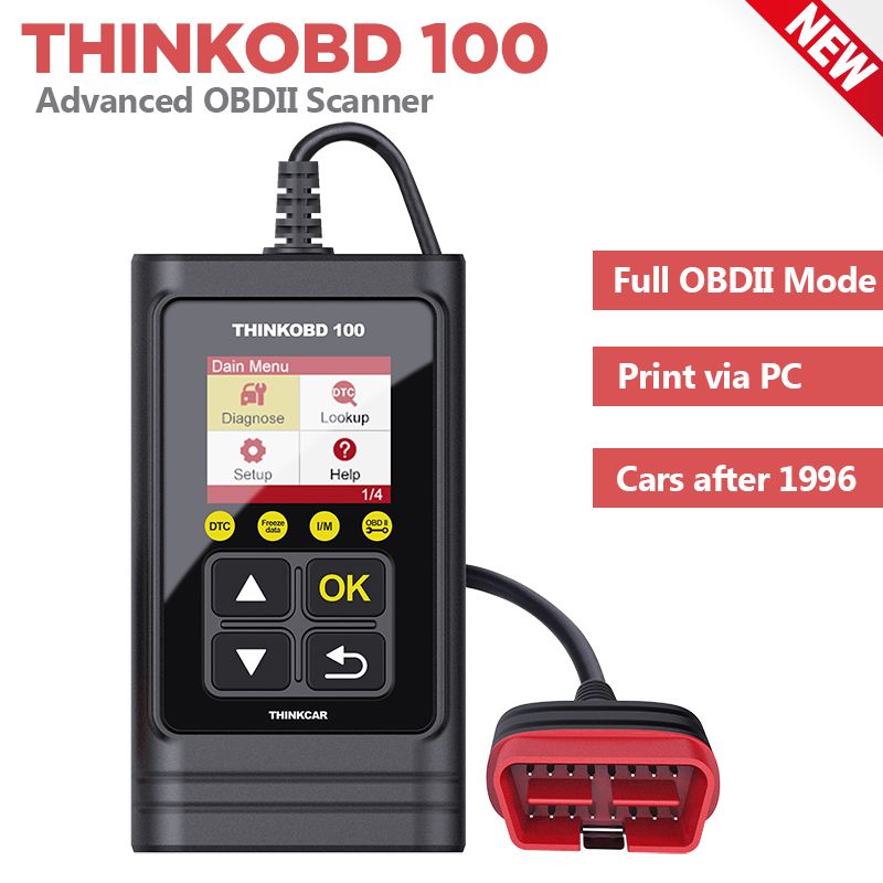 Pompeii begin pariteit Koop Thinkobd 100 OBD2 Scanner Auto Diagnostic Tool OBD 2 OBDII Fault Code  Reader Automotive Scan Tools Auto Smog Test Check Engine Goedkoop | Snelle  Levering En Kwaliteit | Nl.Dhgate