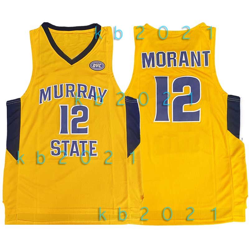 2020 NCAA Ja 12 Morant Jersey Murray State University 25 Penny 1