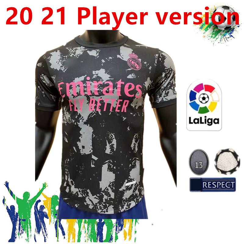 2020 2020 2021 Real Madrid 3rd Awat Soccer Jersey 20 21 ...
