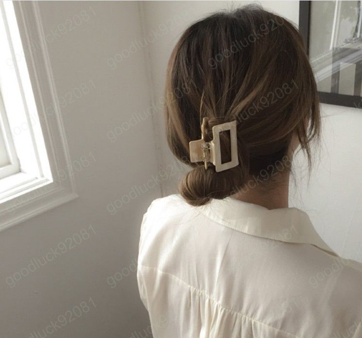 Square Acetate Acrylic Ins Korean Hair Clips Girls Hairpins Crab Claws  Clamp Hair Accessories For Women