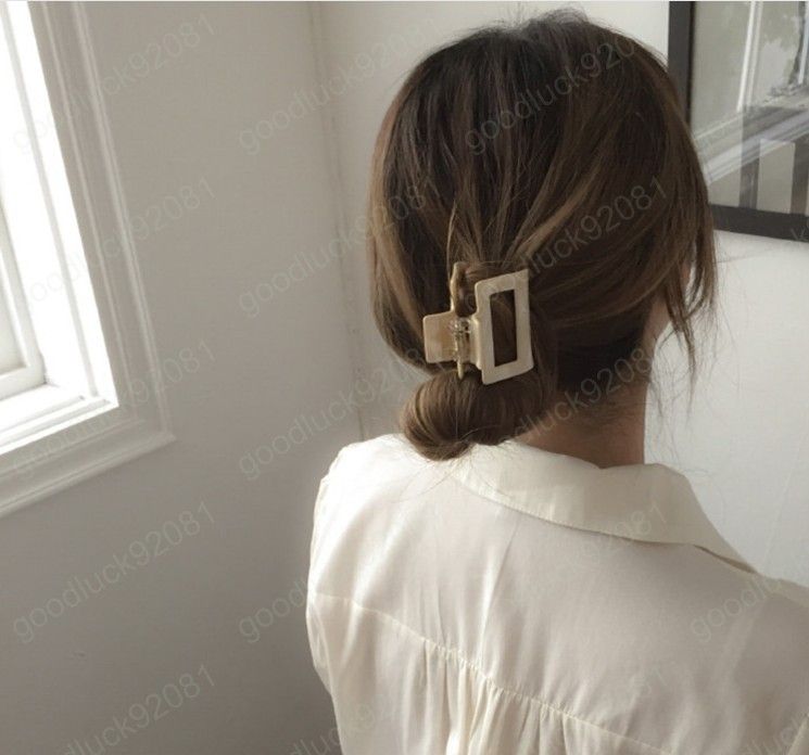 Square Acetate Acrylic Ins Korean Hair Clips Girls Hairpins Crab Claws Clamp Hair Accessories For Women Square Acetate Acrylic Ins Korean Hair Clips Girls Hairpins Crab Claws Clamp Hair Accessories For Women