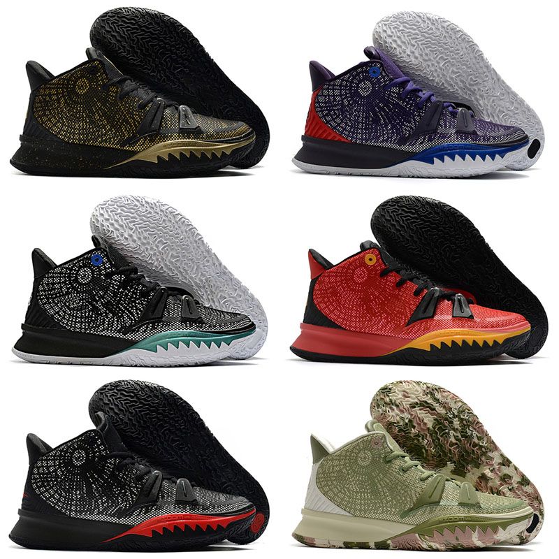 Lanzamiento Kyrie 7 Para Hombre De Los Zapatos De Baloncesto 7s Bred Blue  Shark Irving Para Hombre Zapatillas De Deporte Entrenadores Deportivos  Tamaño 7 12 Por Shoes_inc, 44,18 € | Es.Dhgate.Com