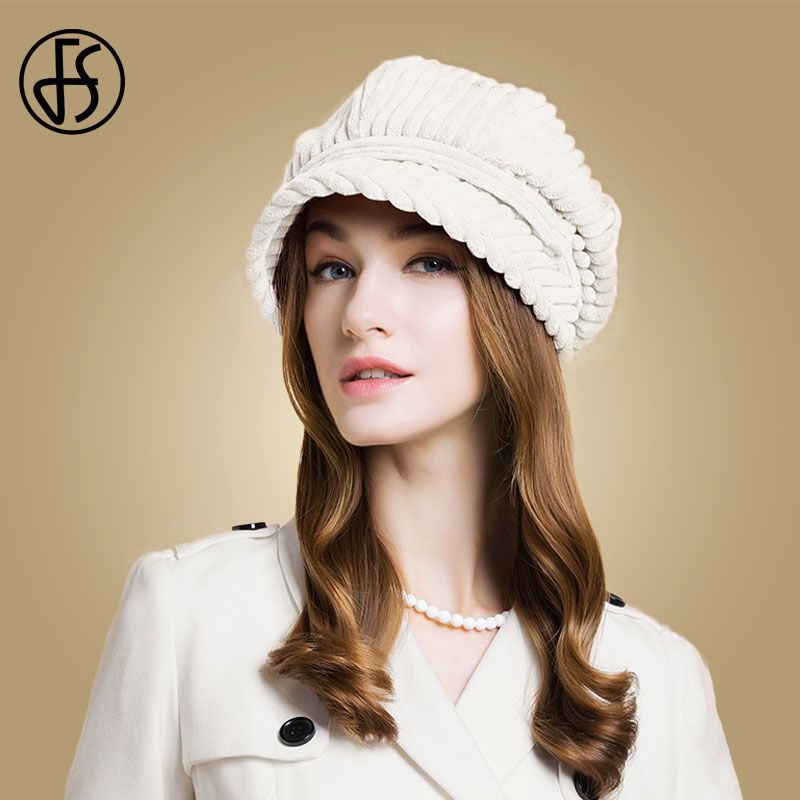 Acquistare Berretti Fs Bianco Cappello Inverno Caduta Cappello Le Donne  Cappelli Ottagonali Signore Moda Corduroy Vintage Marrone Berretto Nero  Economico | Consegna Veloce E Qualità | It.Dhgate