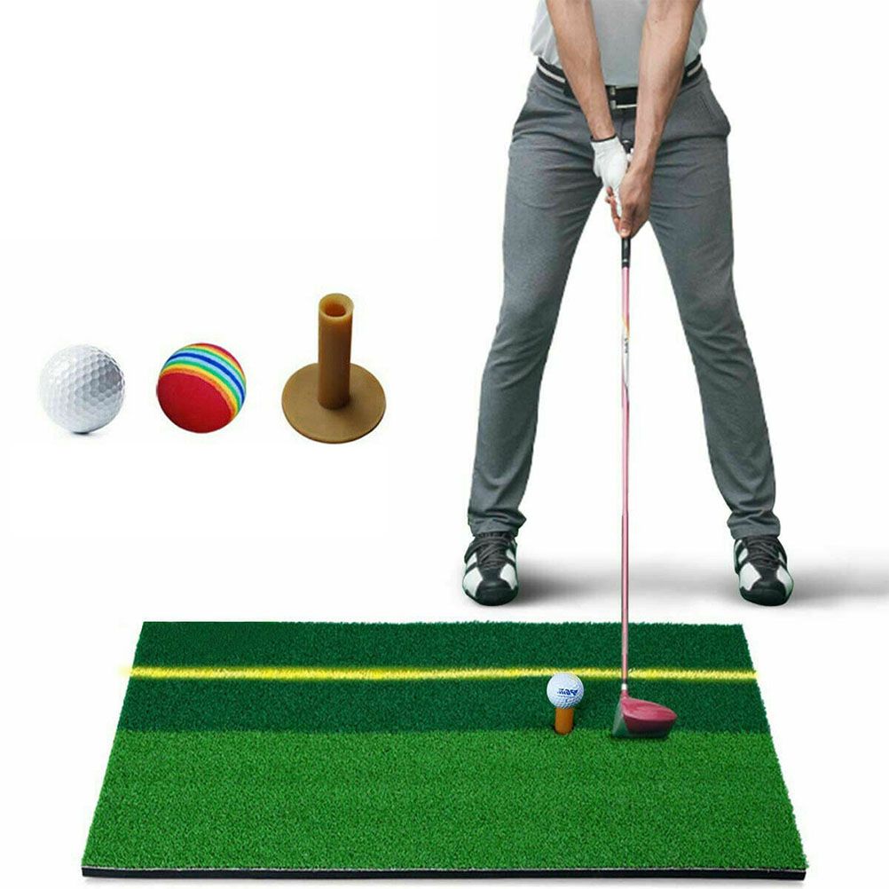 2020 Indoor Golf Mat Practice Hitting Pad Artificial Grass Golf