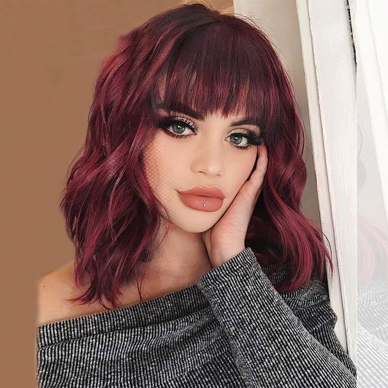 Parrucca rossa naturale Clearance