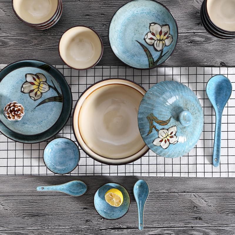 Piatti in ceramica set di posate Corea 20 set per uso domestico A 