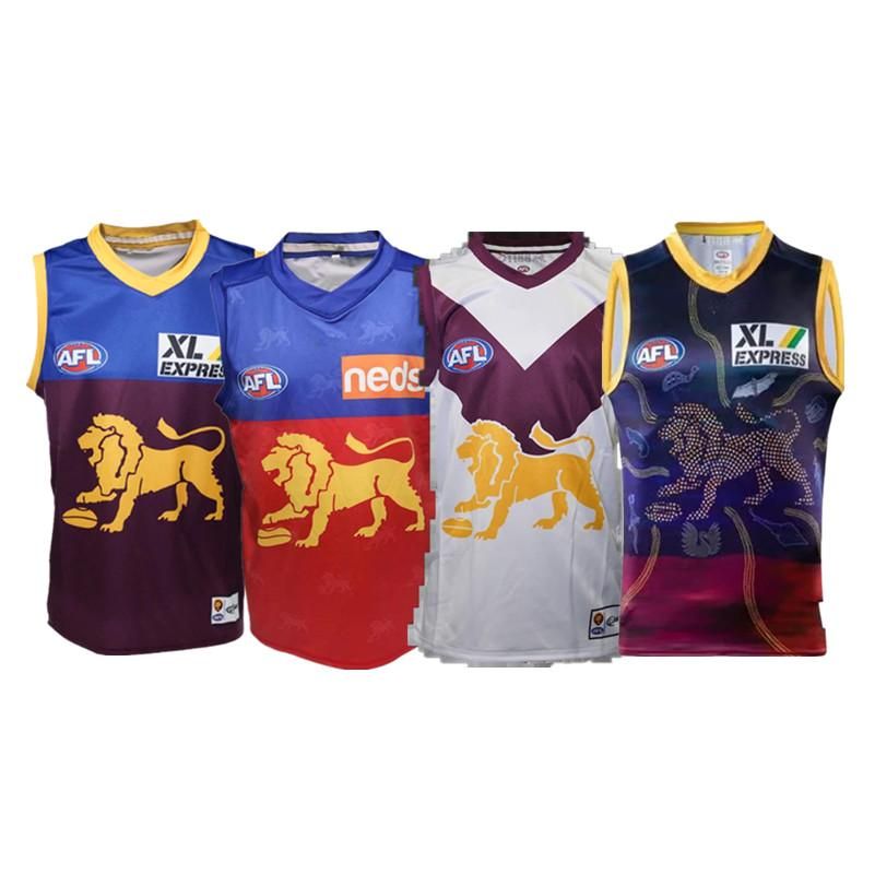 Brisbane Lions Jersey Brisbane Lions Summer 2019 Mens Football Jersey