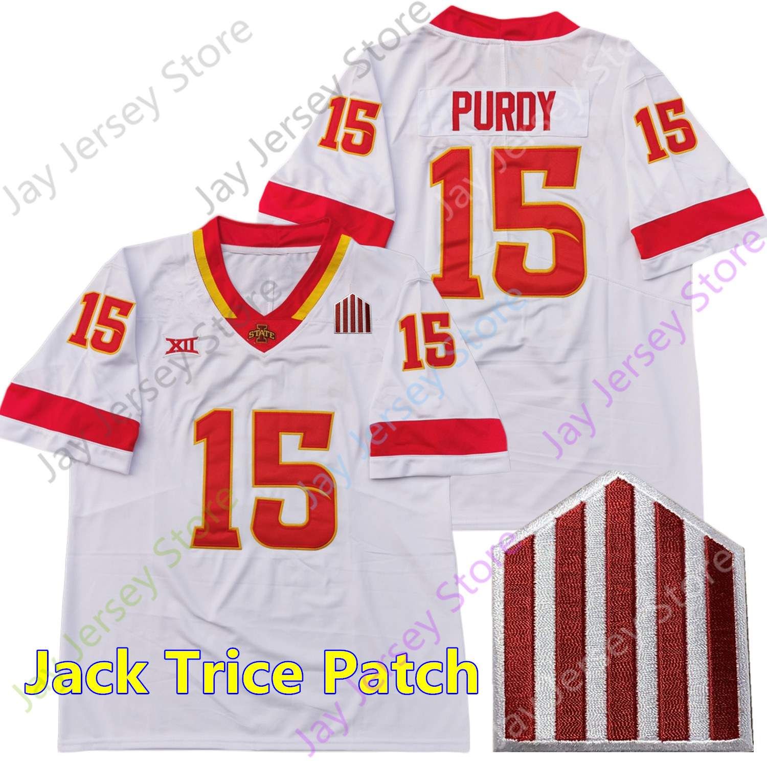 white jack trice patch