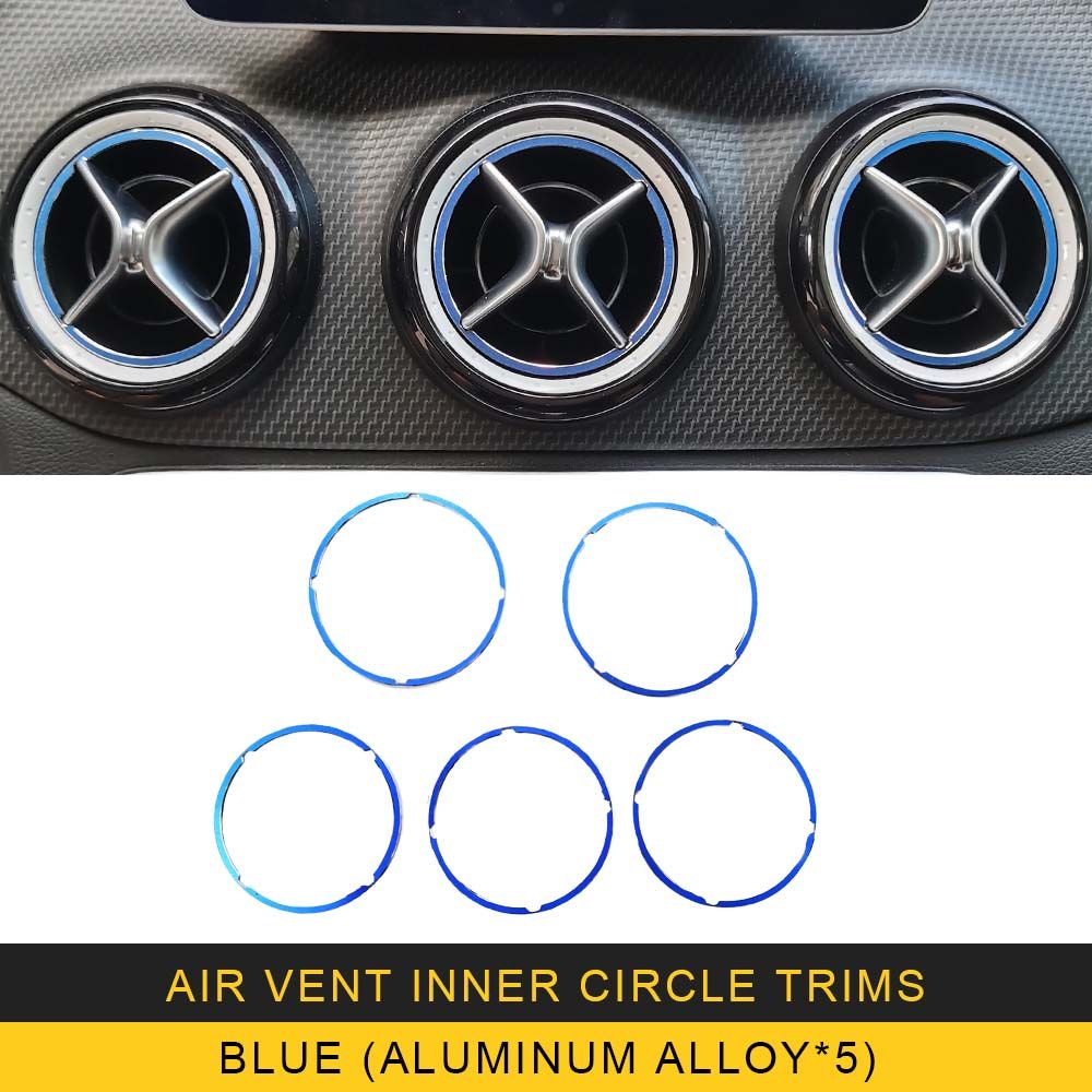 Cercle Air Vent intérieur Trims-Blue