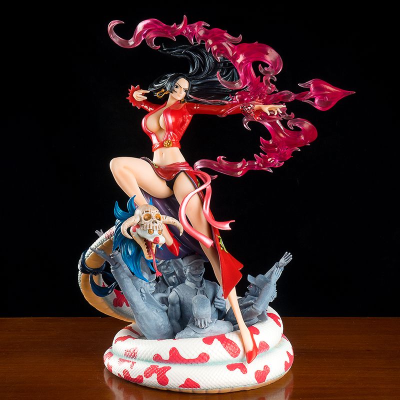 21 One Piece Gk Boa Hancock Boa Hankokku Snake Ji Hancock Seven Wu Hai 33cm Large Hand Made Pvc Model Decoration Gift Doll Action Toy Figures From Tjw 109 55 Dhgate Com