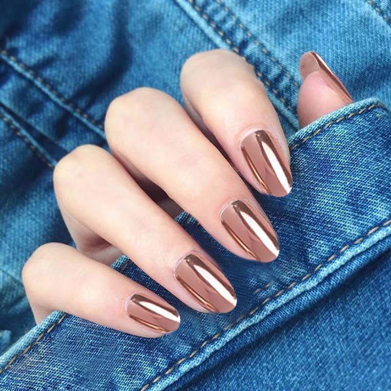 Quality24Pcs Matte Rose Gold False Nail Press On Nails Fake Nail Natural Nail Tips Designs Extended Quality24Pcs Matte Rose Gold False Nail Press On Nails Fake Nail Natural Nail Tips Designs Extended