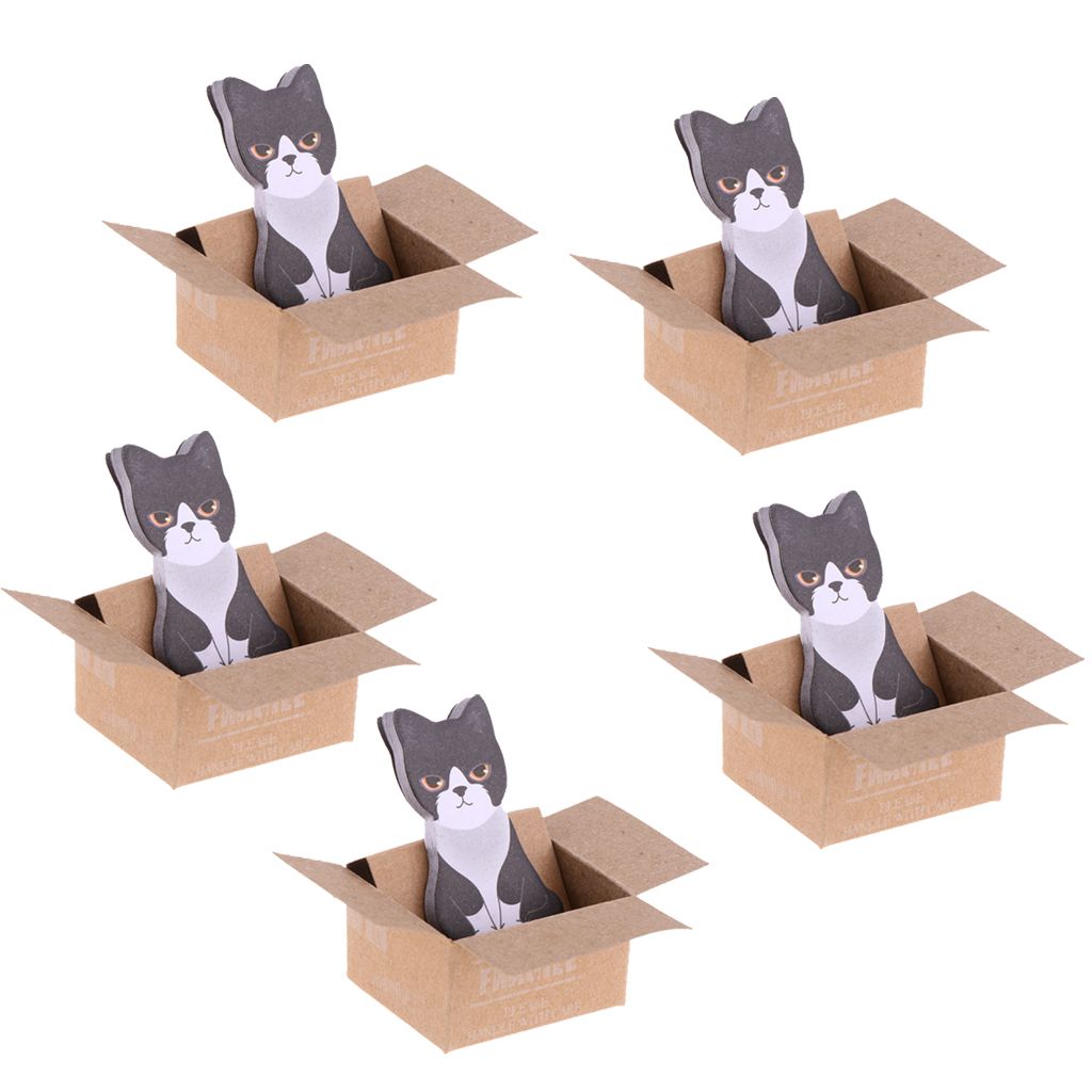 Cute Kawaii Cartoon Box 3d Cat Memo Pad Sticky Note Self Stick Gift Stationery Shops Paper Cups From Segolike 5 25 Dhgate Com