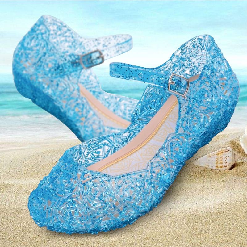 Crystal sales jelly shoes