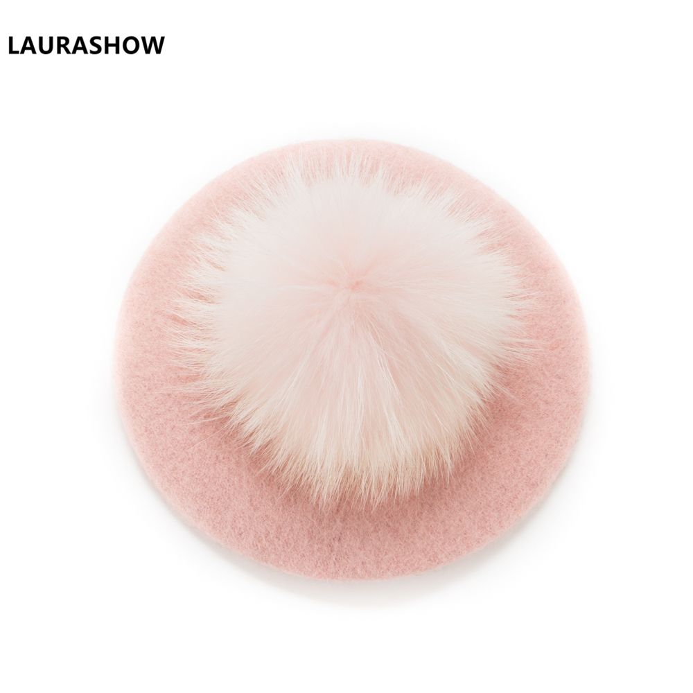 15 cm roze pompom