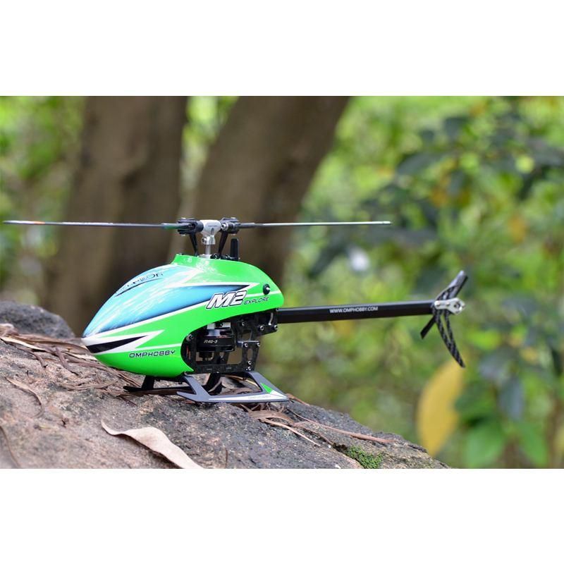 omphobby m2 flybarless rc helicopter