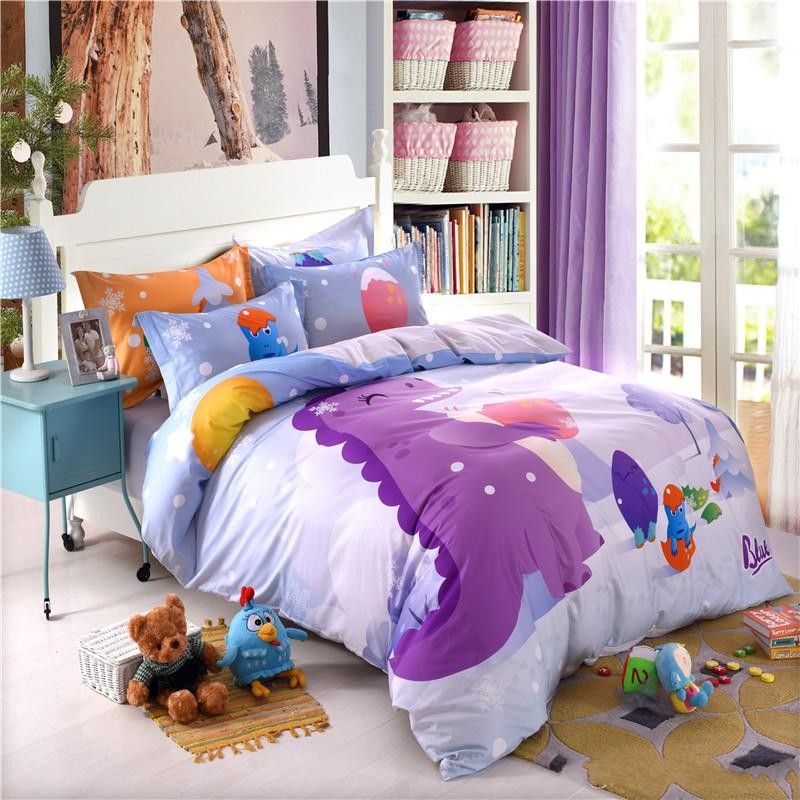 2021 Pure Cotton Cute Children Bedding Set With Pillowcase Bed Sheet