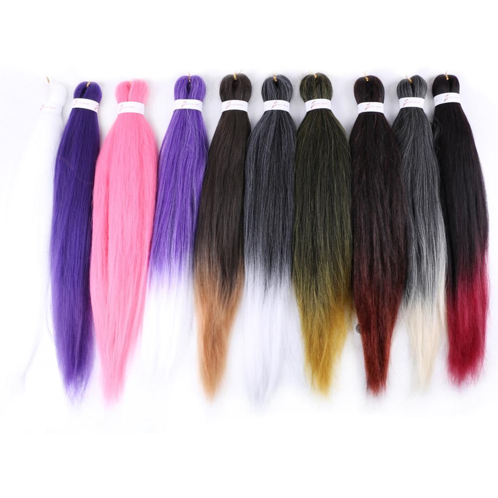 26 Inch Pre stretched Natural Black Easy Braid Synthetic Hair Extensions for Braids Professional Soft Yaki Texture Itch Free Hot Water Setting 26 Inch Pre stretched Natural Black Easy Braid Synthetic Hair Extensions for Braids Professional Soft Yaki Texture Itch Free Hot Water Setting