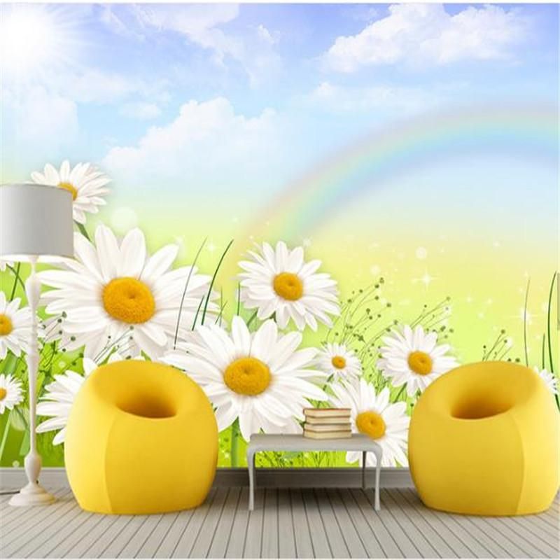 Fondos de pantalla 3D PO PO Girasoles Plantas Murales para niños Fotomural Papeles de fondo de Fondos de pantalla 3D PO PO Girasoles Plantas Murales para niños Fotomural Papeles de fondo de