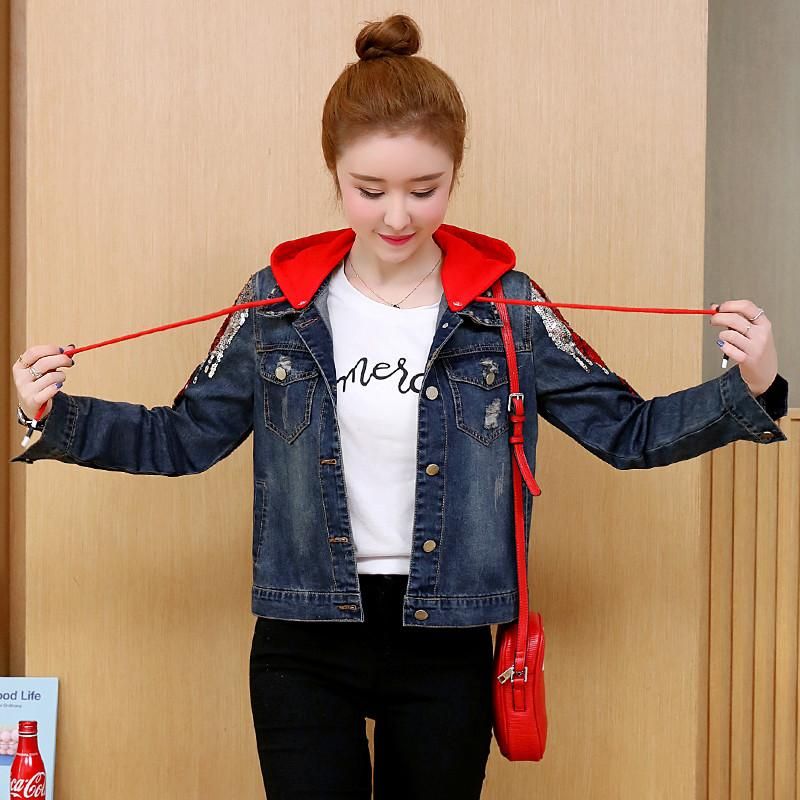 Denim Jacket Club Factory Ladies Coat Denim Jacket For Girls Club Factory - Main Image