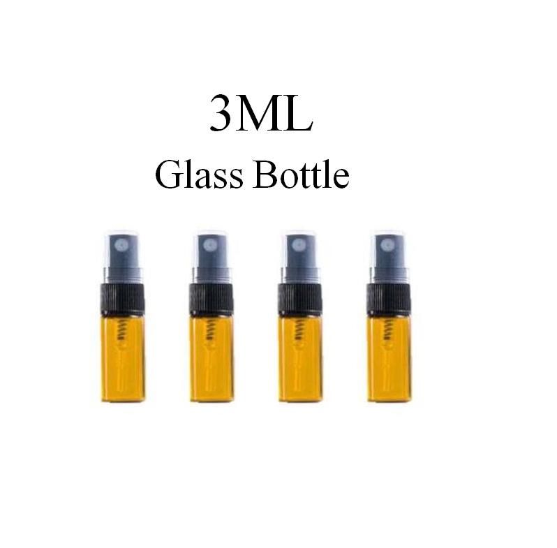 3ML Svart Spray Head Clear Cap