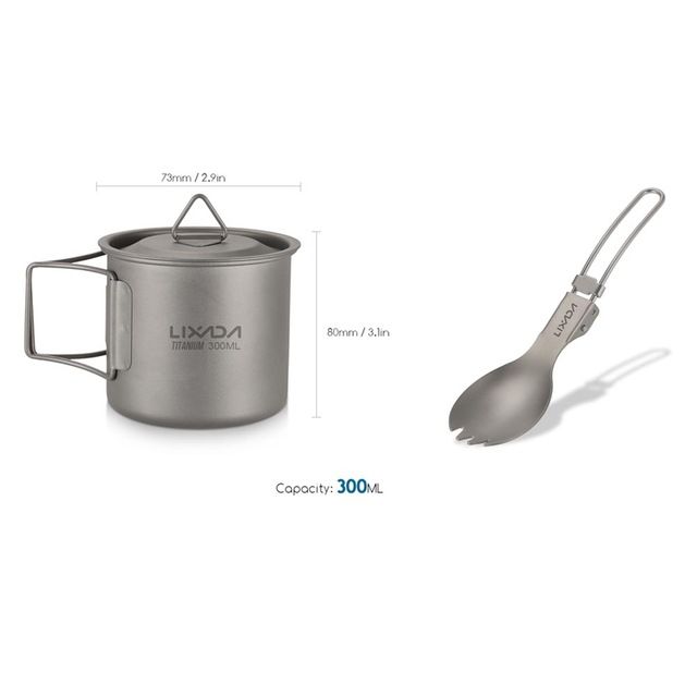 300ml cup with spork