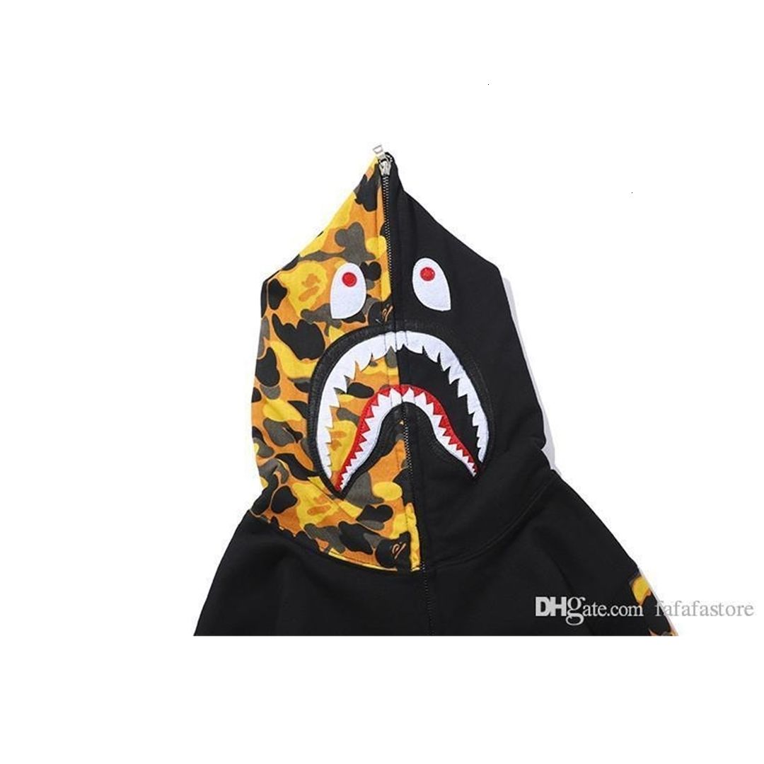 Le XO Weeknd X A Bathing Ape A Bap X Shark Zip Up Hoodie Noir Petit Manteau  De Broderie À Manches Longues Sweat Shirts 04RQ Hommes Du 73,2 € | DHgate