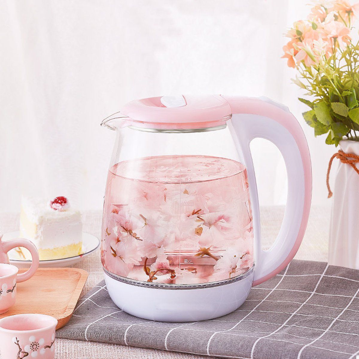 Pink Electric tea kettle  Kettle, Electric kettle, Pink kitchen