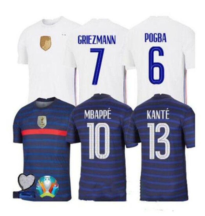France Euro 21 Soccer Jersey Maillots De Football Maillot Equipe De France 21 Mbappe Griezmann Kante Pogba Size S 4xl From Qy1984 14 39 Dhgate Com
