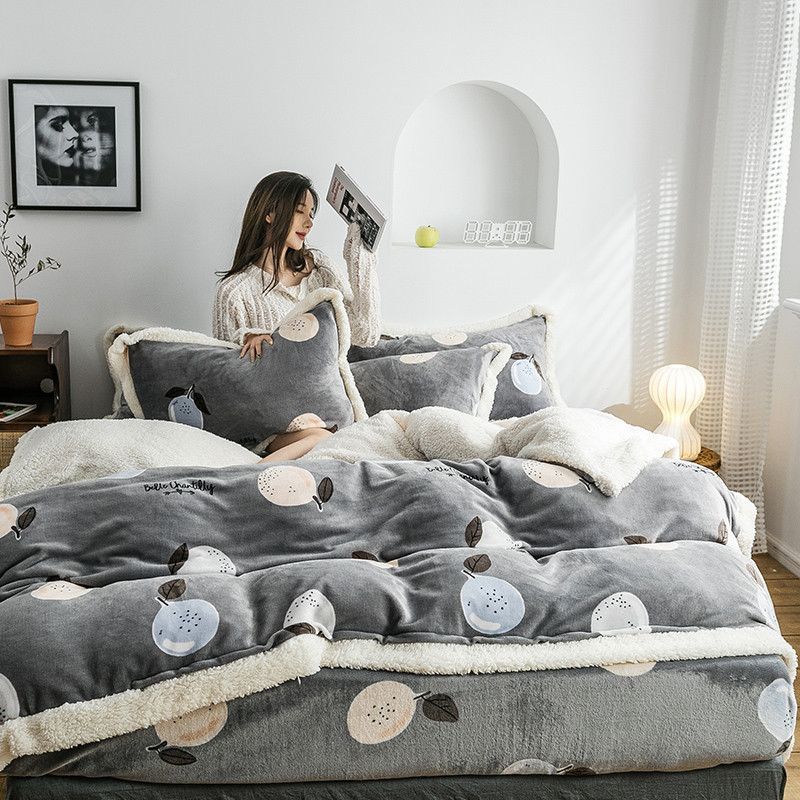 ropa de cama gris