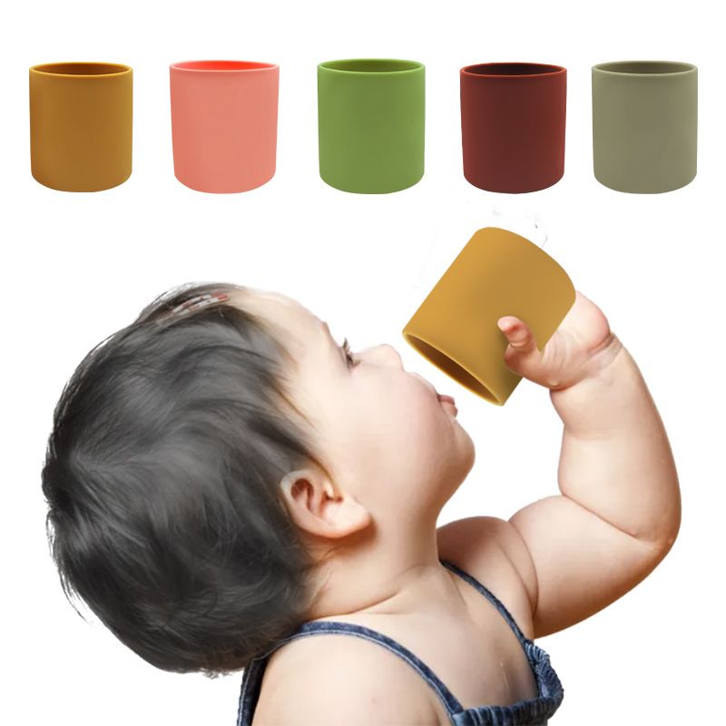 2020 Baby Learn To Drink Cup Drinkware Silicone Cups For Toddlers