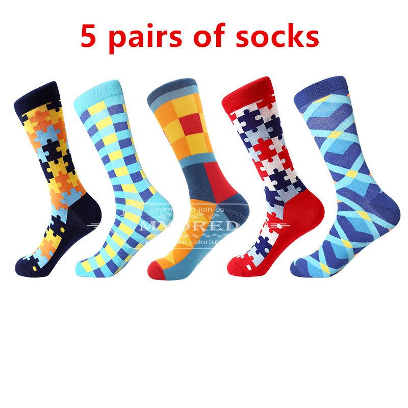 5 pares de meias
