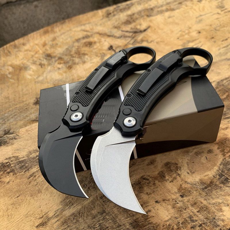 New Micro Karambit MT Automatic Folding Claw Knife EDC Pocket Defense