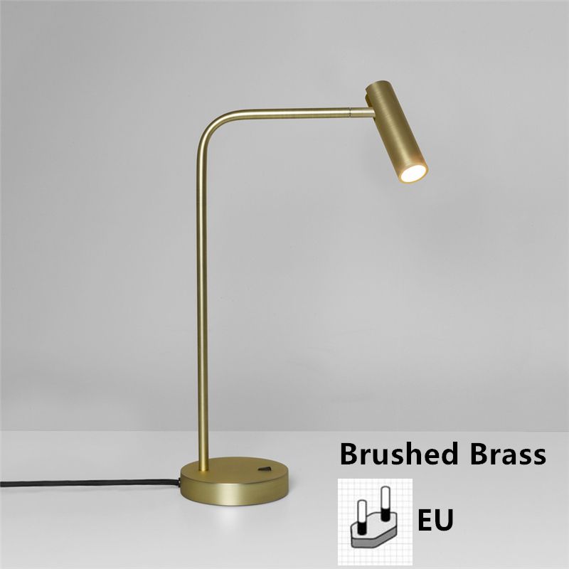EU Plug Brushed Brass