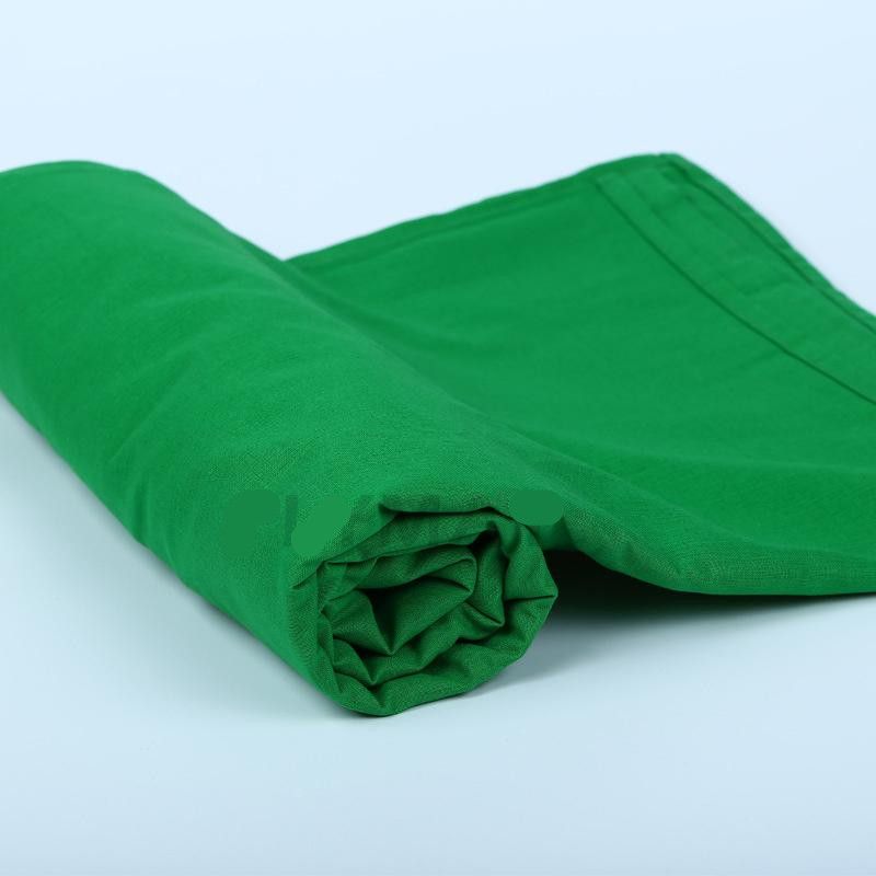 Muslin 10ft Cloth Backdrop - Chromakey Green Muslin Background