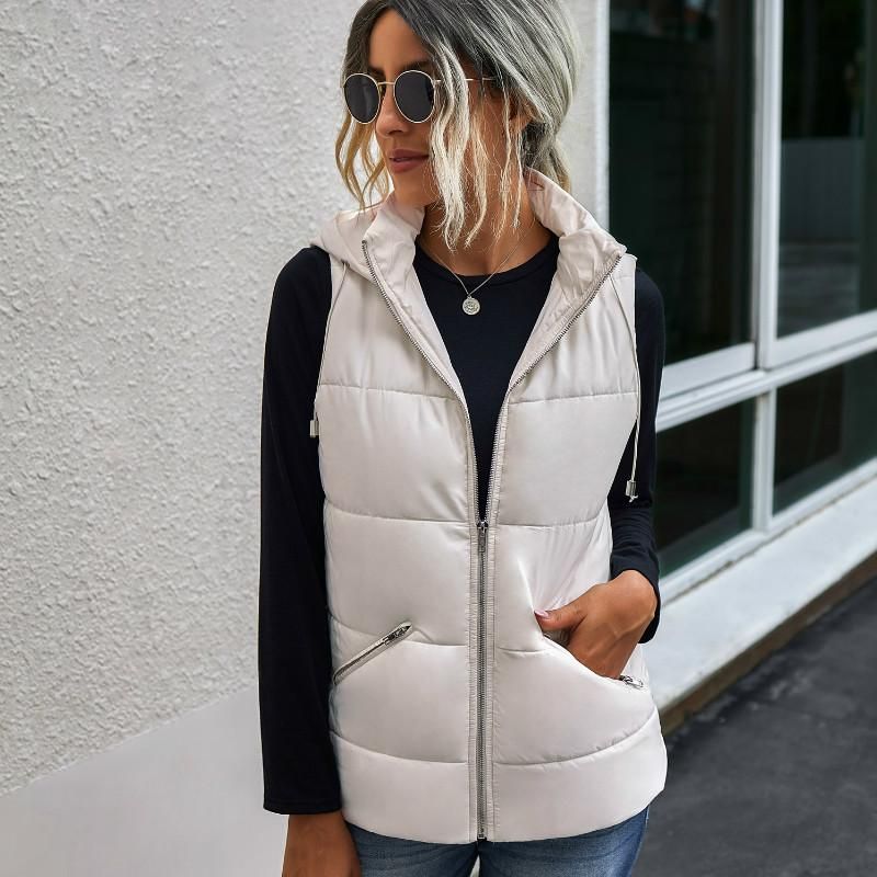 Compra Chalecos De Mujer Moda Casual Chaqueta Básica Mujer Chaleco Chaqueta  Chaqueta De Invierno Chaquetas De Invierno Ropa Harajuku Chaleco Abrigo  Casaco Feminino Barato | Entrega Rápida Y Calidad | Es.Dhgate