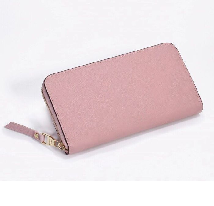 Pink long wallet