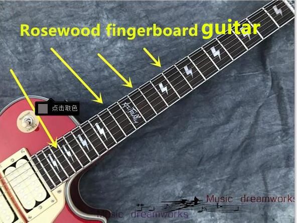 Rosewood braço da guitarra
