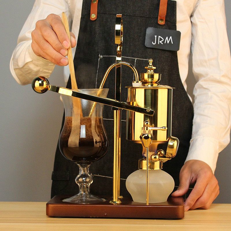 Cafetera belga para el hogar, tetera belga, cafetera de sifón real, traje  de café de destilación, olla Manual tipo goteo|Cafeteras| - AliExpress