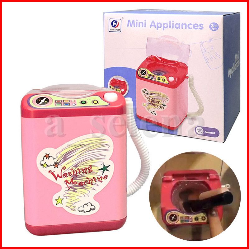 compre mini lavadora electrica maquillaje pincel lavadora portatil automatico lindo cosmetico polvo polvo limpiador maquillaje dispositivo de limpieza