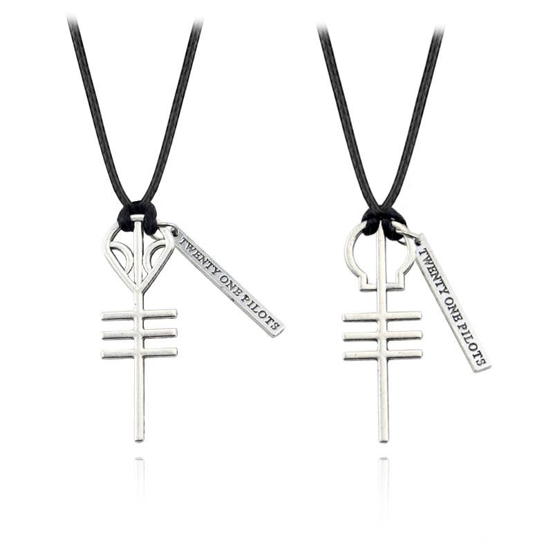Wholesale 21 Twenty One Pilots Rock Band Skeleton Necklaces Hip Hop