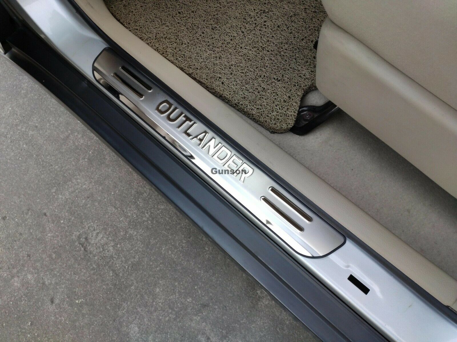 For Mitsubishi Outlander Accessories Car Door Sill Scuff Plates