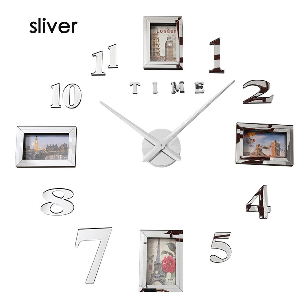 wall clock sliver-47inch