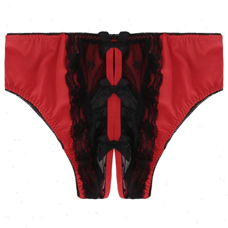 Mujeres sexy lencería abierta bragas de encaje perspectiva ropa interior ropa de noche calzoncillos maduro