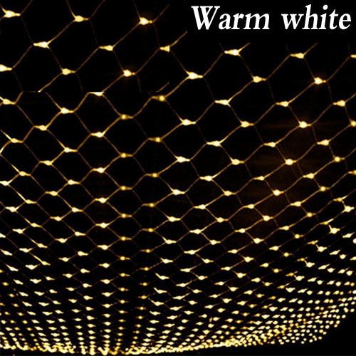 Varm vit-6x4m 640LEDS-EU Plug 220V