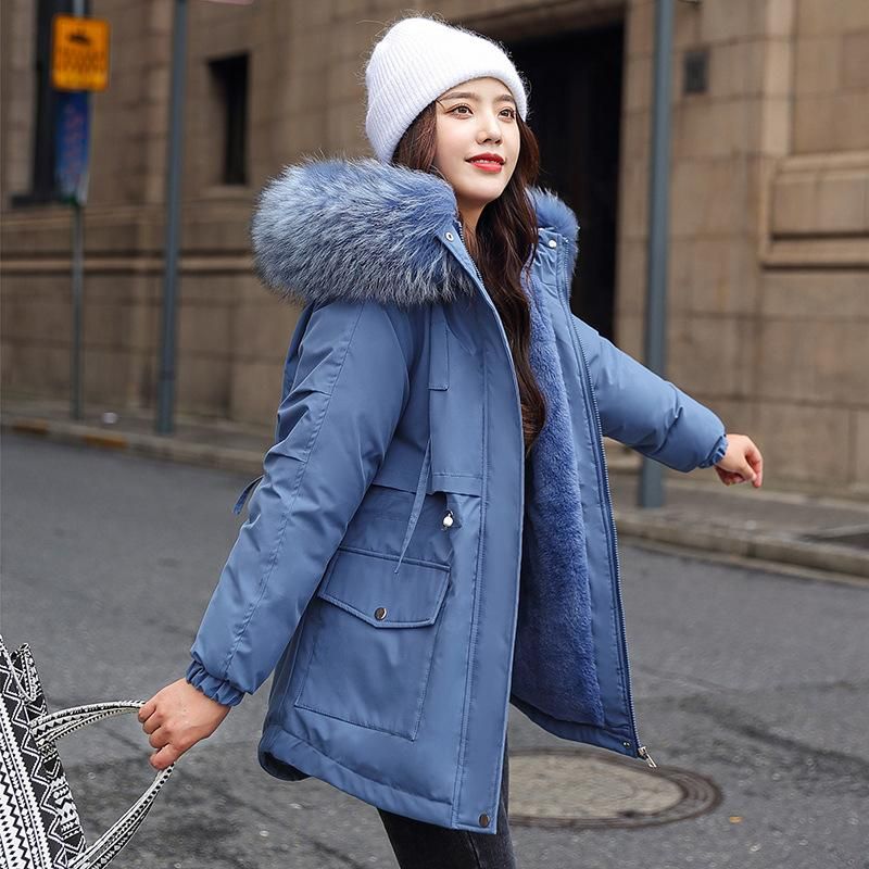 Kraliyet Blue Parka