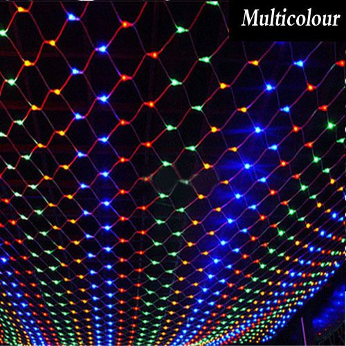 Multicolor-Eu Pllug 220v-2mx2m 144LEDs